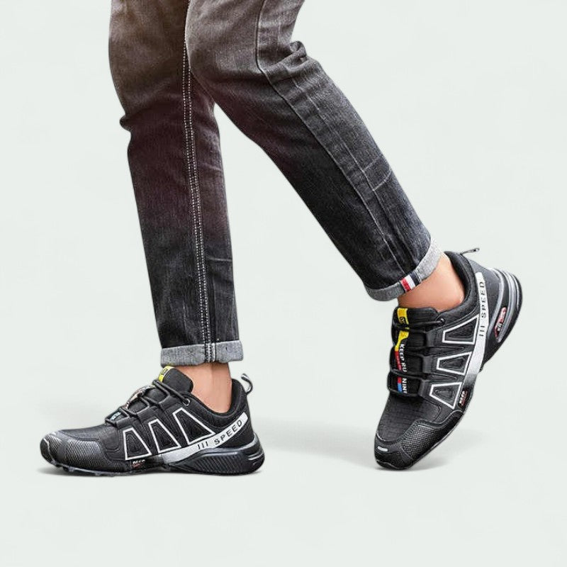 Outdoor Sportschoen Profielzool Snelveter Heren