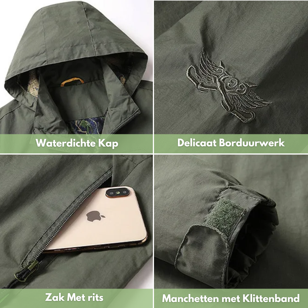 Airstep Men's Outdoor Jacket – Lightweight jacket with hood