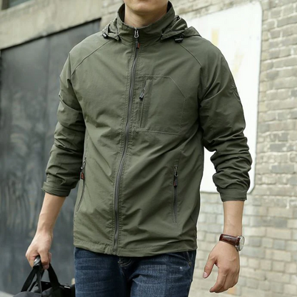 Airstep Men's Outdoor Jacket – Lightweight jacket with hood