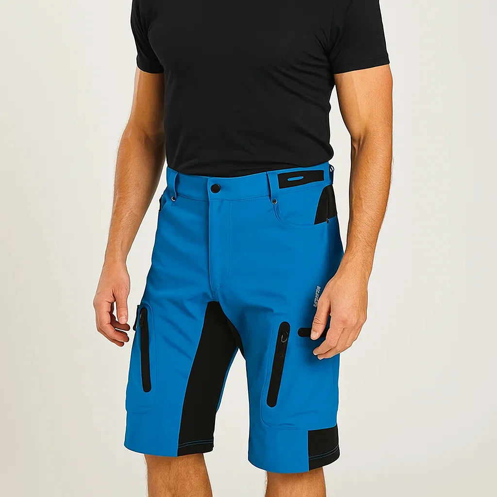 Kavren Men's Outdoor Shorts with Zippered Pockets for Hiking