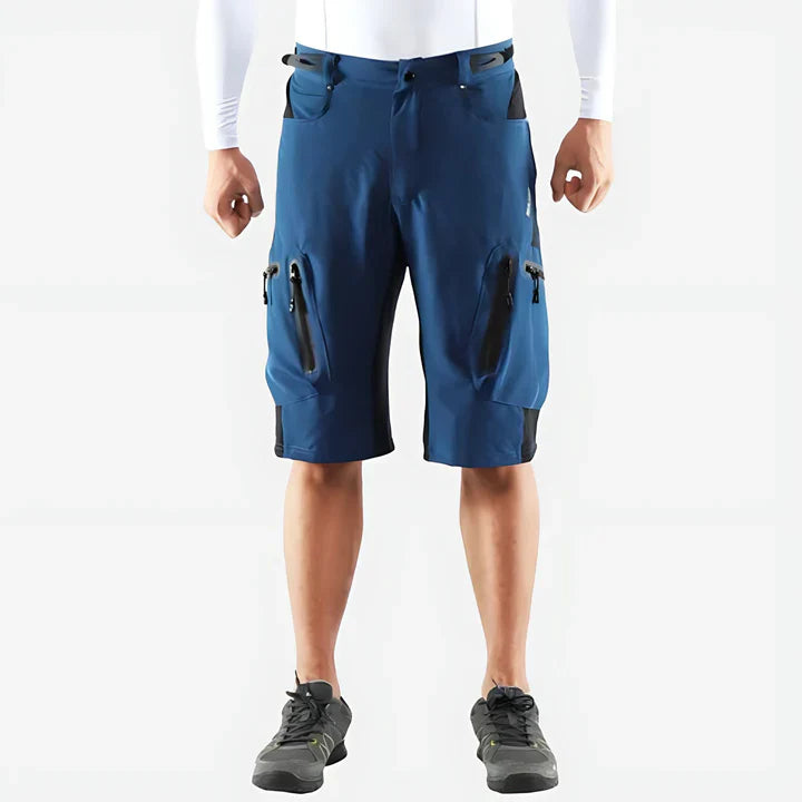 Kavren Men's Outdoor Shorts with Zippered Pockets for Hiking