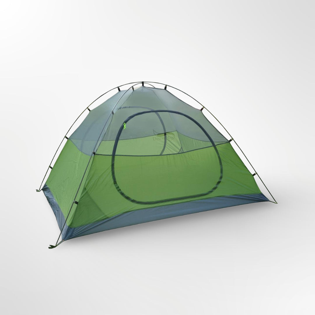 Desert & Fox 2-Persoons Tent – Lichtgewicht 3-Seizoen Backpacking Tent met Aluminium Stokken en Waterdichte Bescherming