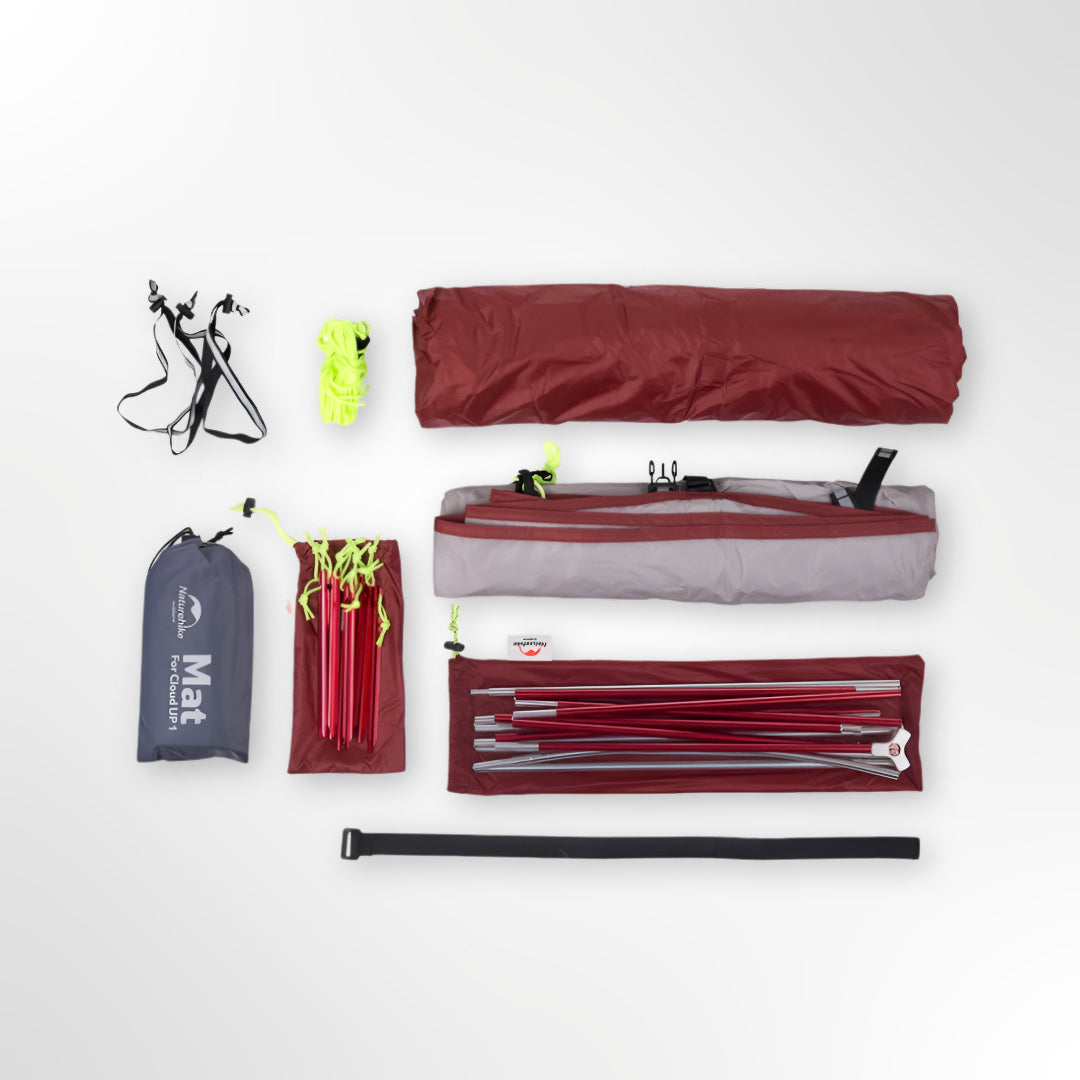 Naturehike Cloud Up 1 Persoons Tent – Ultralicht Back­packing Tent voor Outdoor & Wandeltochten