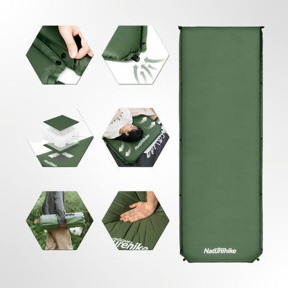 Naturehike D03 Zelfopblazende Slaapmat – 5 cm Schuimlaag Voor Backpacking & Camping