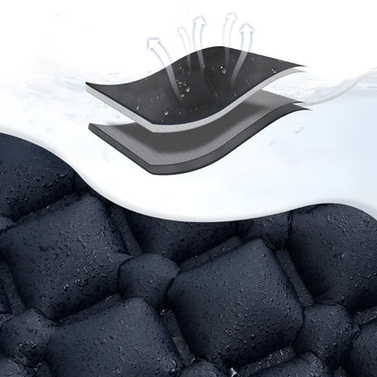 PACOONE Ultralichte Slaapmat 1-Persoons – Ingebouwde Pomp & Kussen, Waterdichte 40D Nylon
