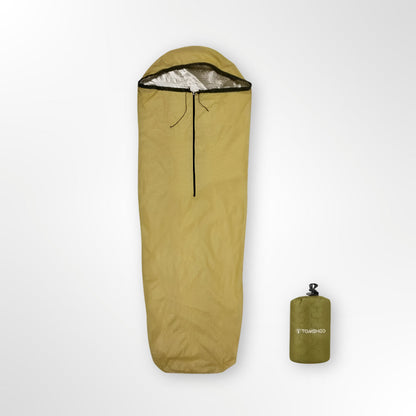 Nood­slaapzak 1-Persoons – Ultralicht 180 g Warmtereflecterend & Waterdicht Survival Model