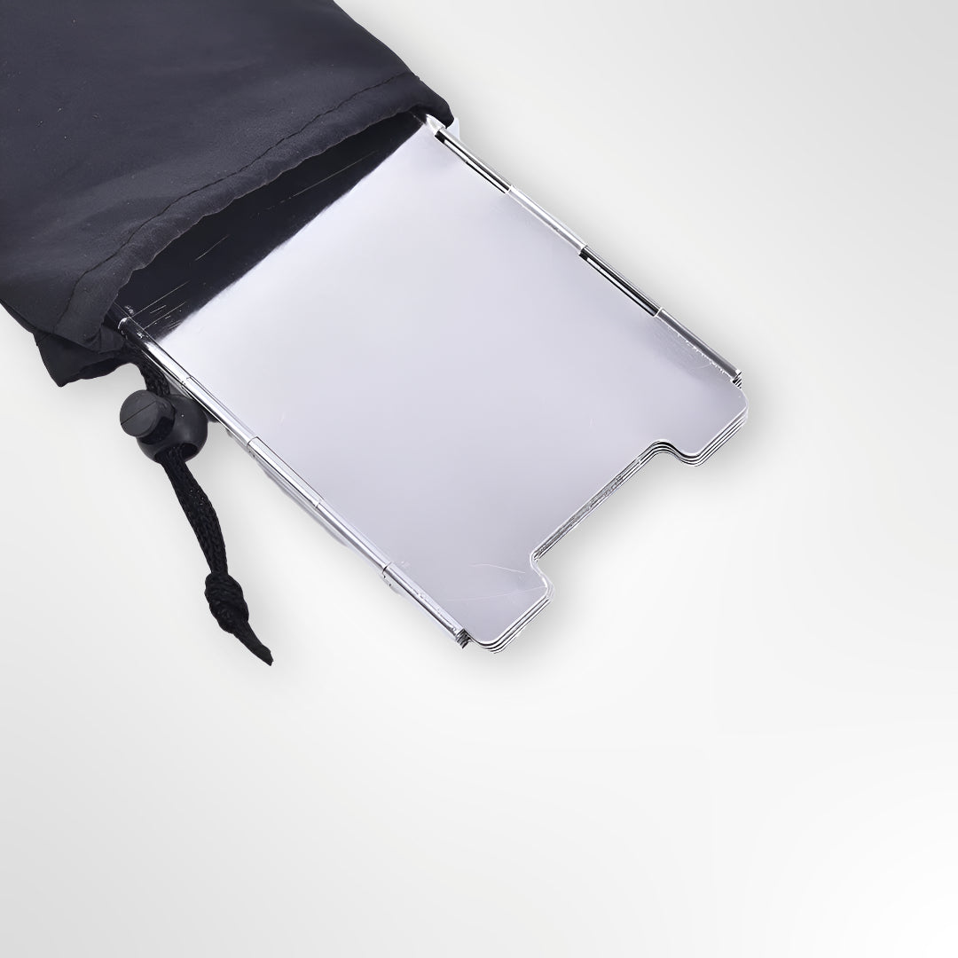 Opvouwbaar Windscherm 8-9 Panelen – Lichtgewicht Aluminium Campinglek voor Kookstel