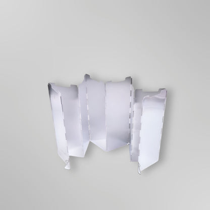 Opvouwbaar Windscherm 8-9 Panelen – Lichtgewicht Aluminium Campinglek voor Kookstel